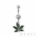 MARIJUANAS 316L SURGICAL STEEL NAVAL RING