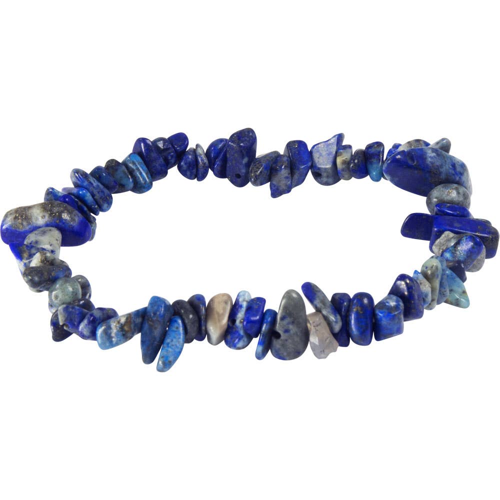 Elastic Chips Bracelet - Lapis Lazurite