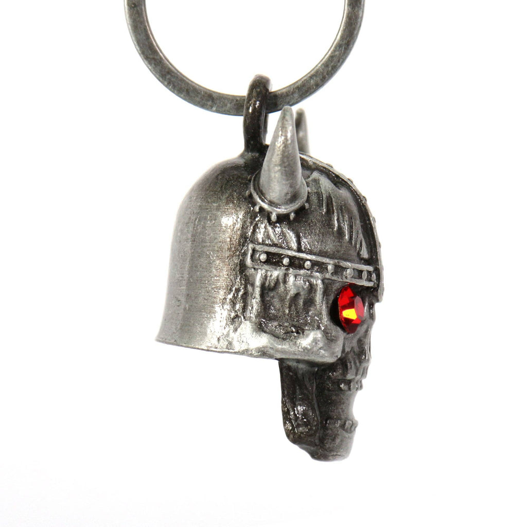 Hot Leathers Viking Skull Red Stones Bell BEM1021