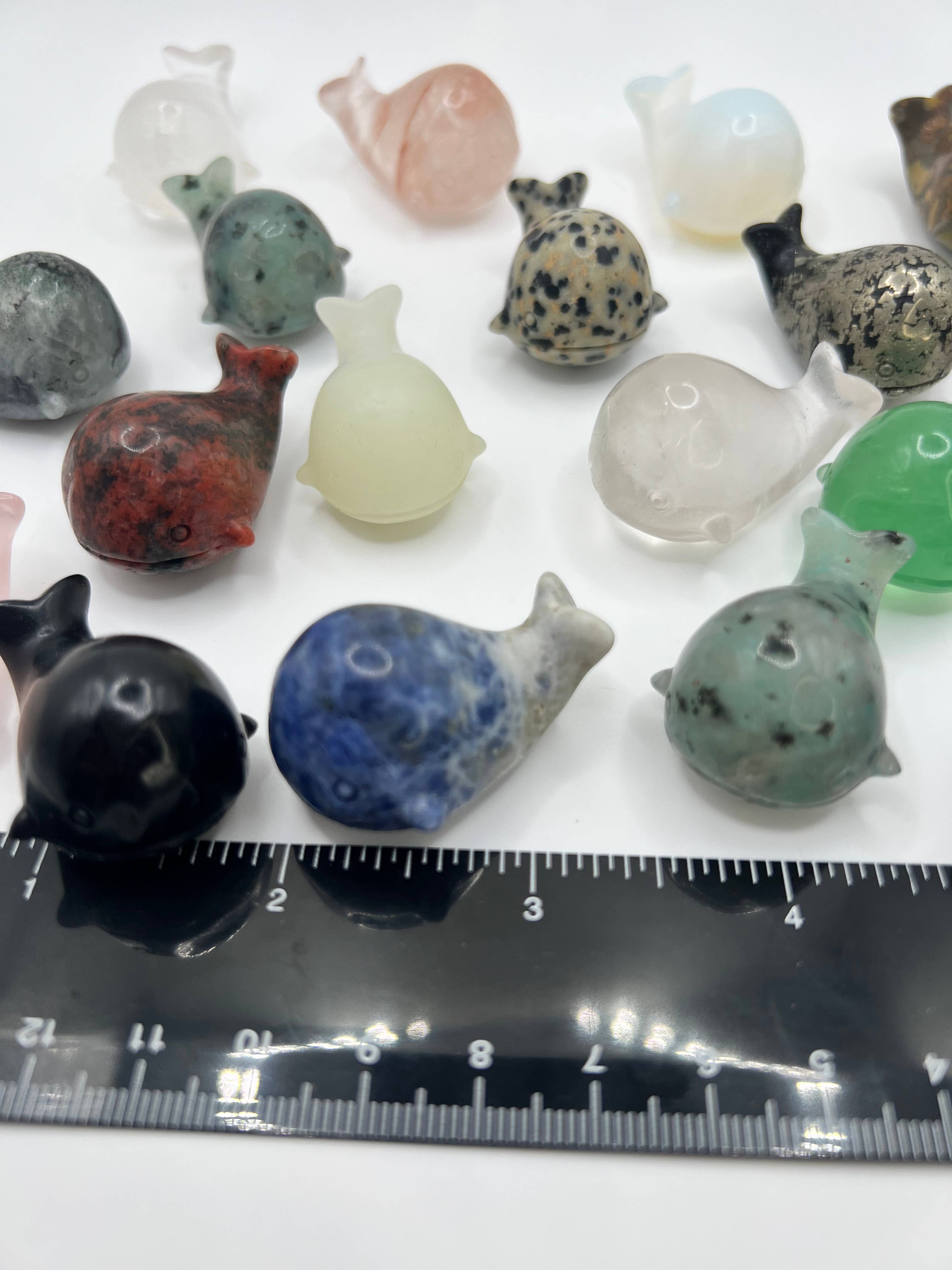 Whale crystal Carvings - Assorted Crystals