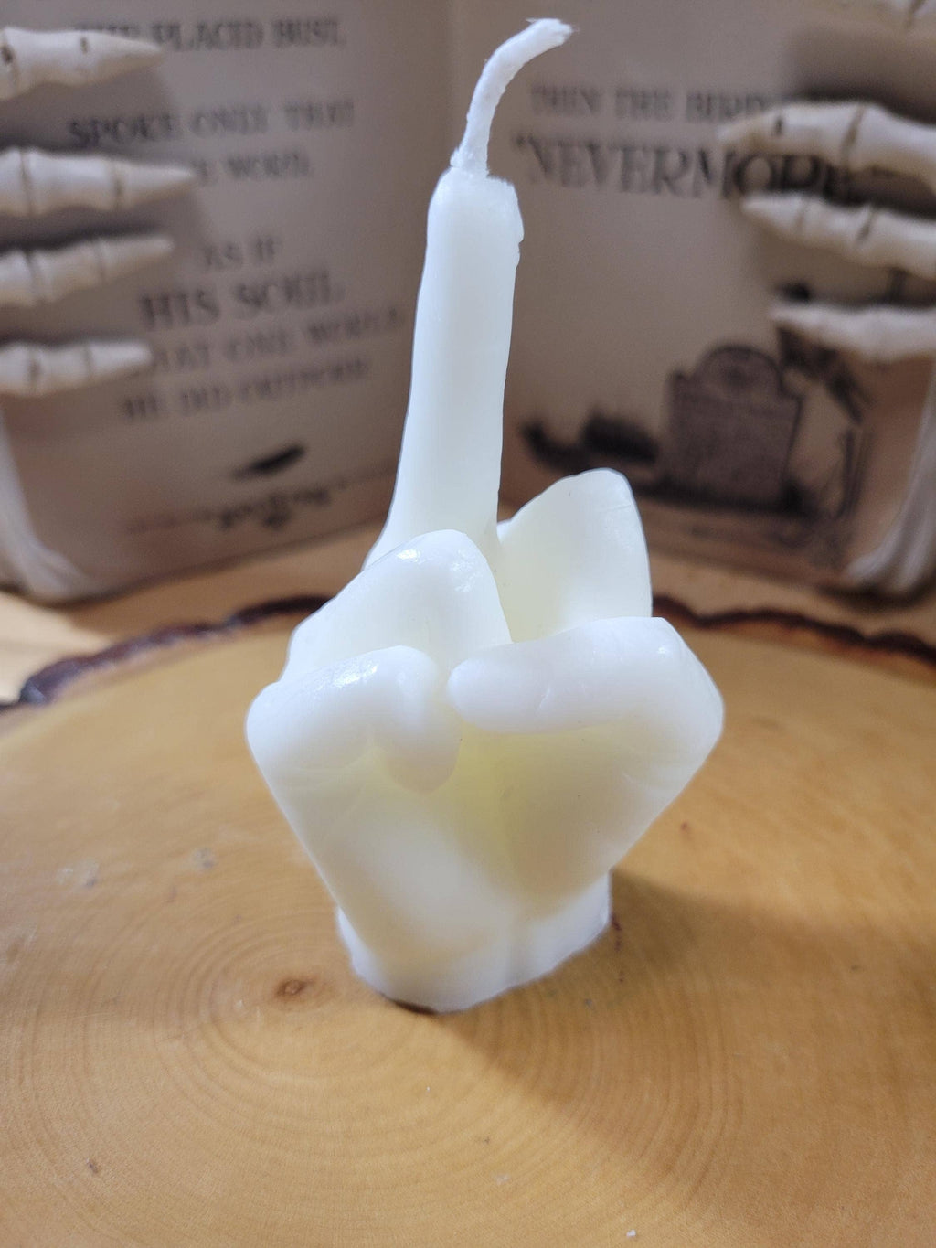 Middle Finger Candle - Unique Finger Shaped Candle for Gag Gift, Funny Home Decor, Novelty Party Candle, Bold Statement Candle