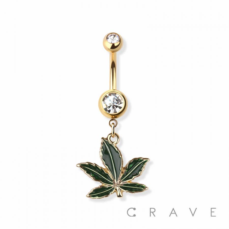 MARIJUANAS 316L SURGICAL STEEL NAVAL RING