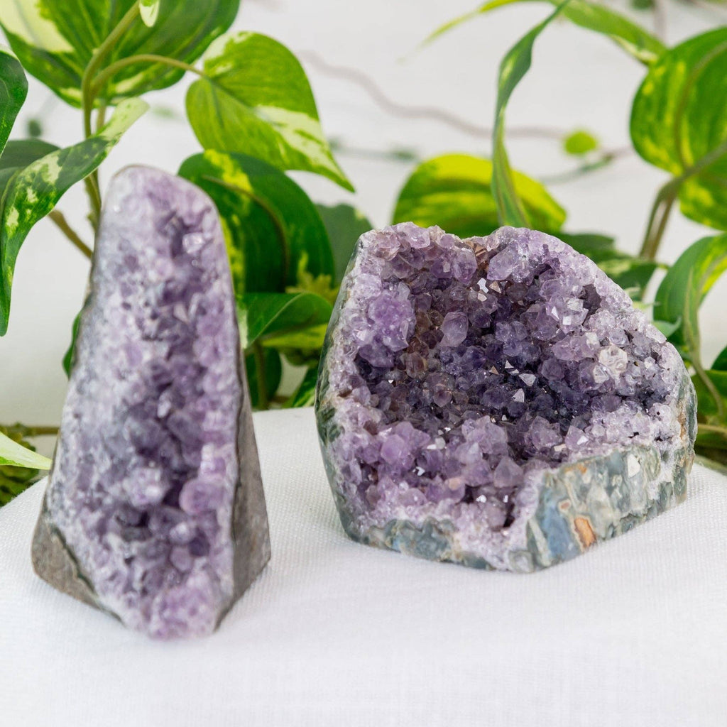 Amethyst Cut Base Geode Cluster.