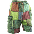 PATCHWORK 4 POCKET SHORTS--ASSORTED COLORS
