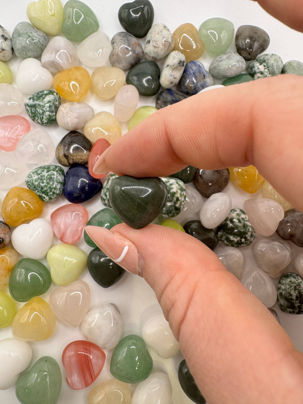 Mini Crystal Hearts - Assorted Crystal Type
