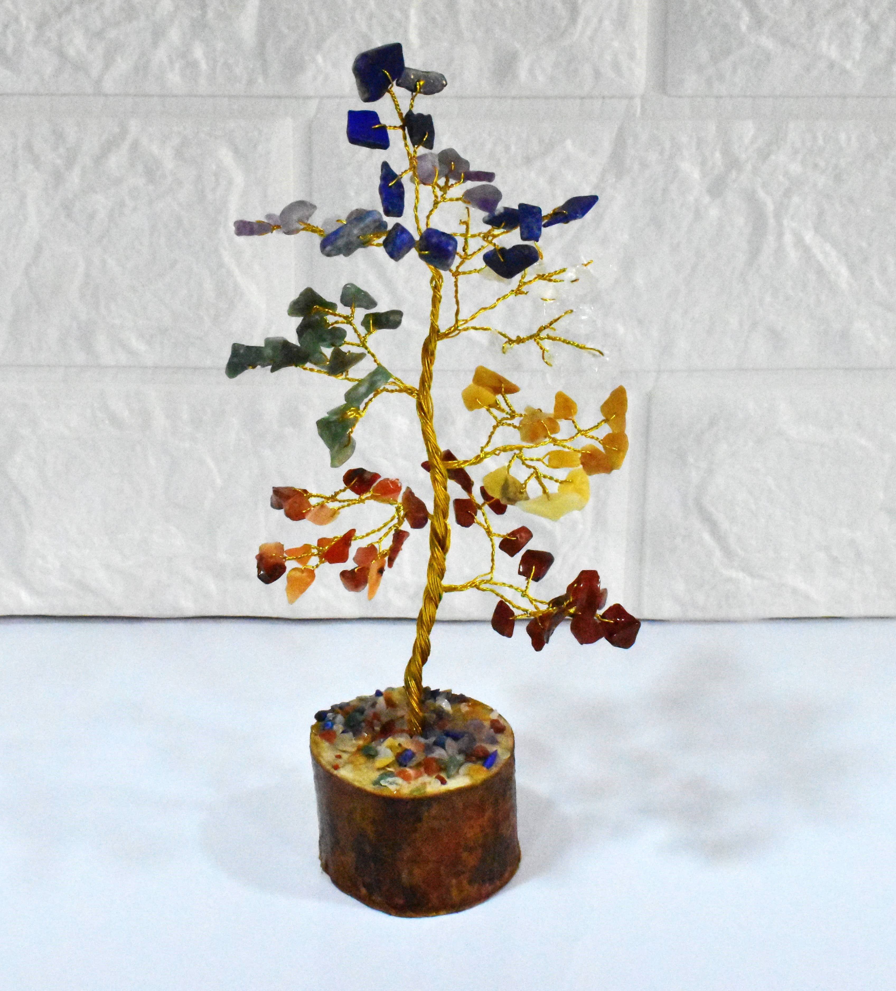 100 Chips Gemstone Tree | 7 Chakra | Healing Crystal Tree