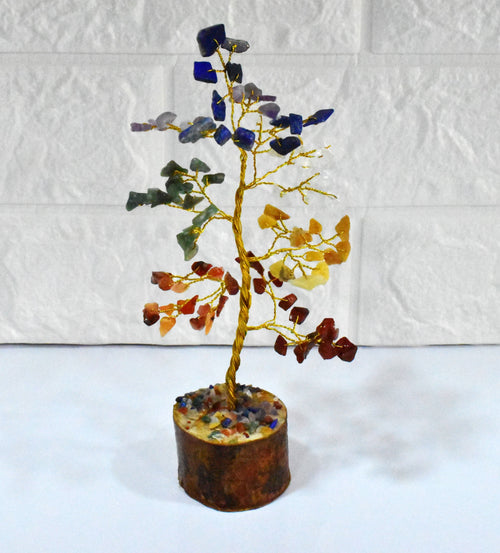 100 Chips Gemstone Tree | 7 Chakra | Healing Crystal Tree