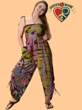 Lady Madonna Tye Dye Viscose Cinch Leg Jumper