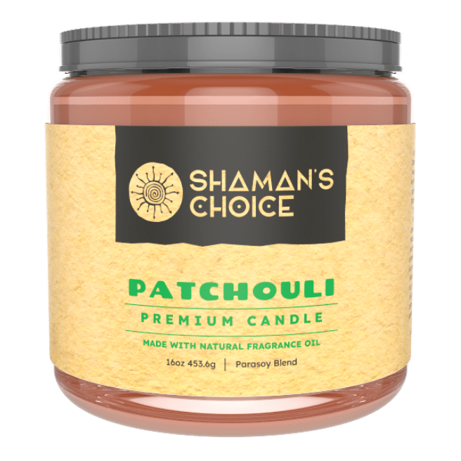 Patchouli Wood Wick 8 oz Premium Candle