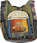 Tie Dye Mushroom Hemp Sling Bag