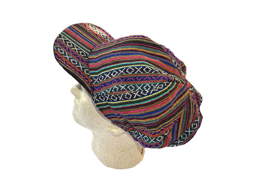 Corduroy Reversible Mushroom Embroidery Applejack Hat