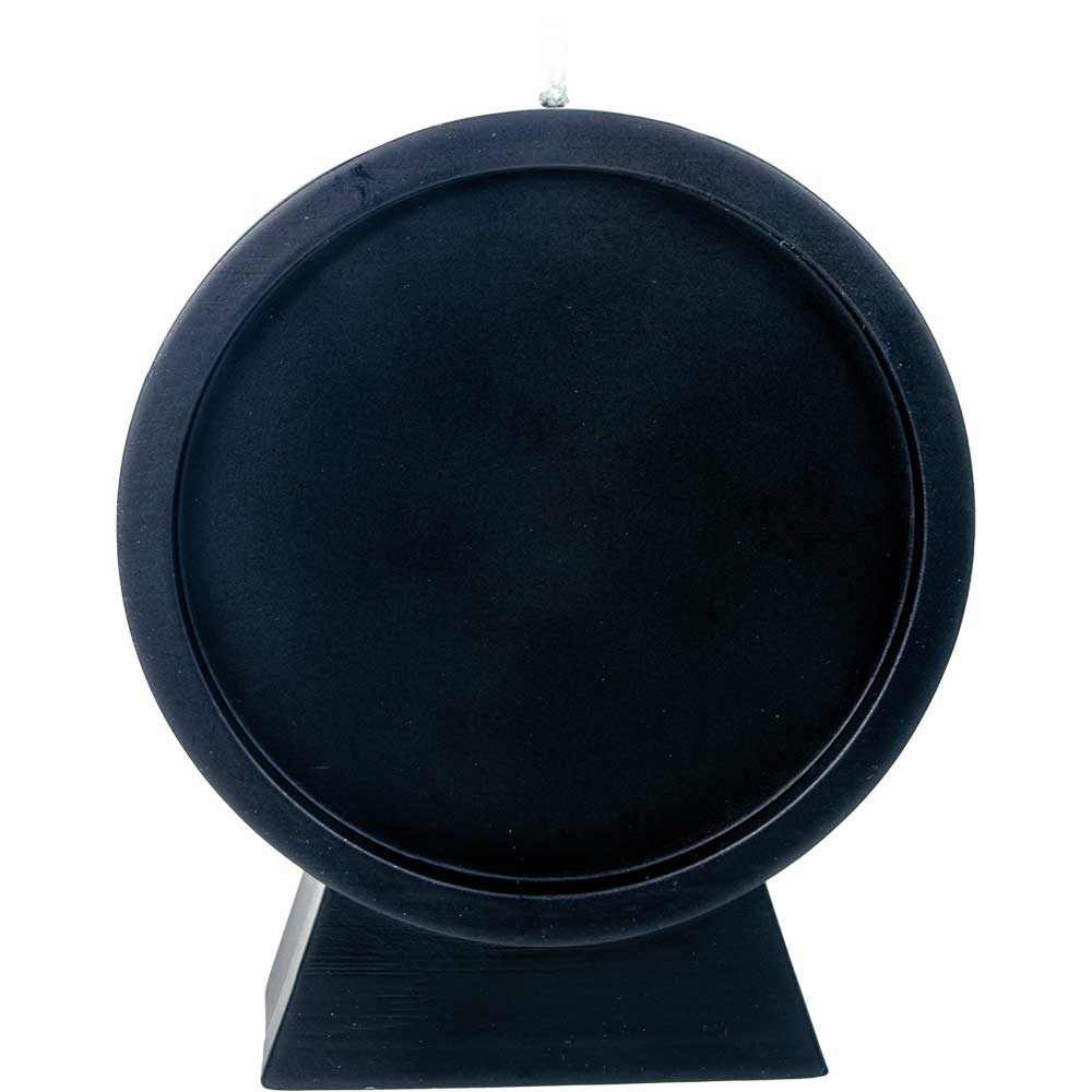 Intention Candle - Pentacle Black & Silver