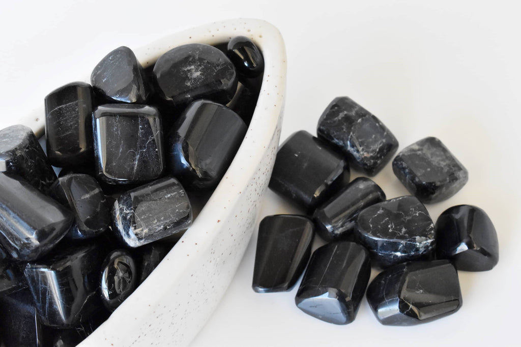 Black Tourmaline Tumbled Stones Healing Stones 100G to 1KG