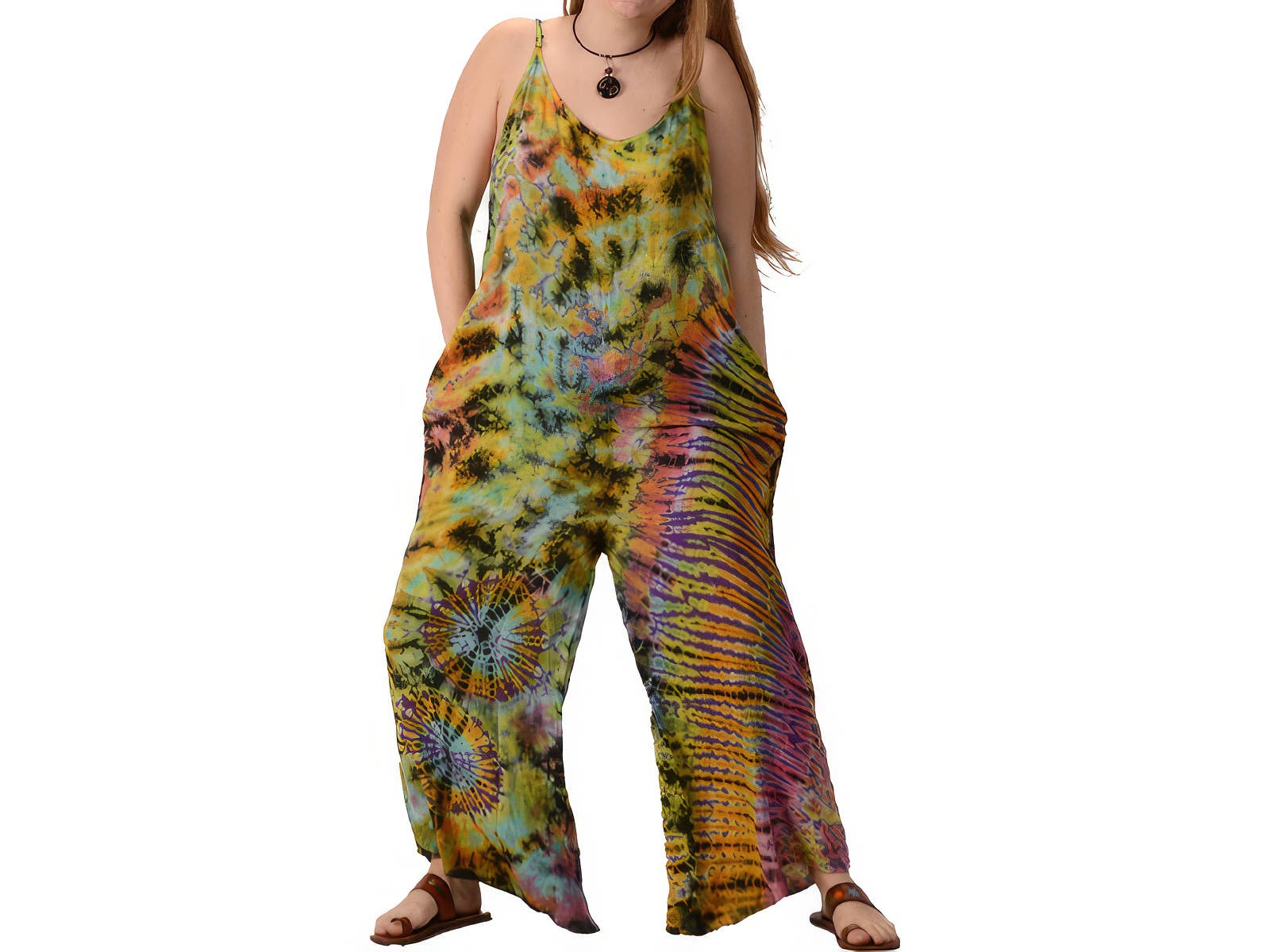 Lady Madonna Tye Dye Viscose Romper
