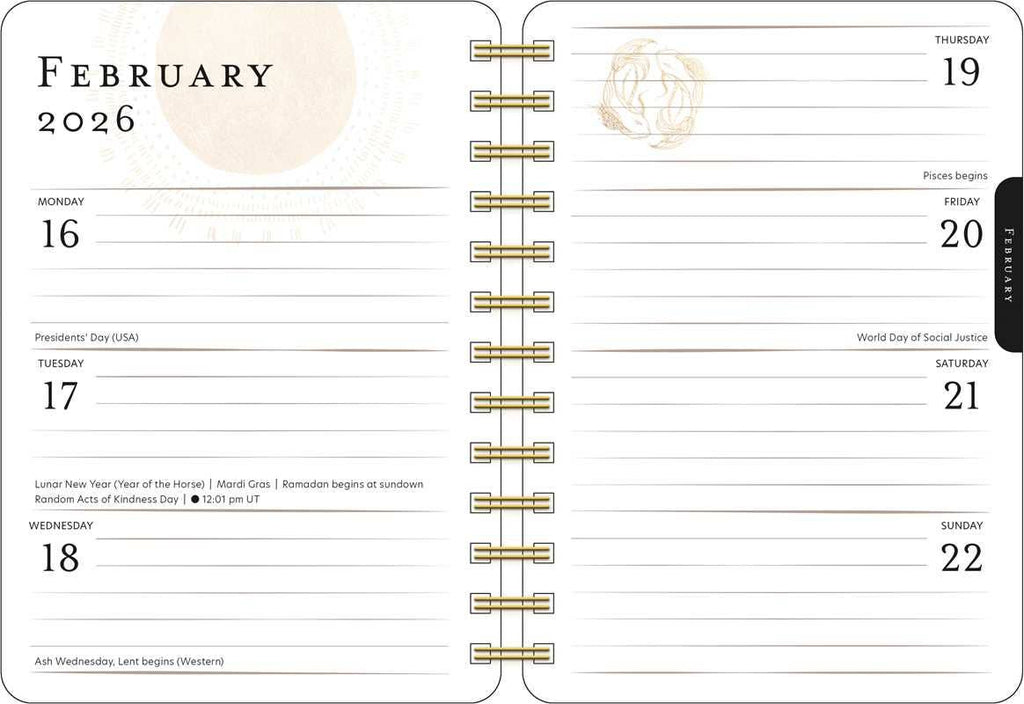 Year of the Witch 2026 Weekly Planner Calendar by Temperance  Alden