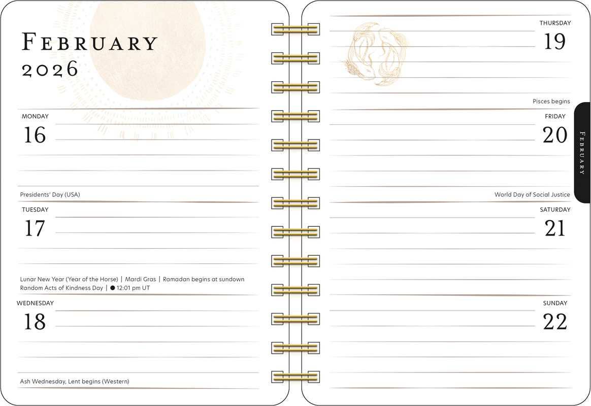 Year of the Witch 2026 Weekly Planner Calendar by Temperance  Alden