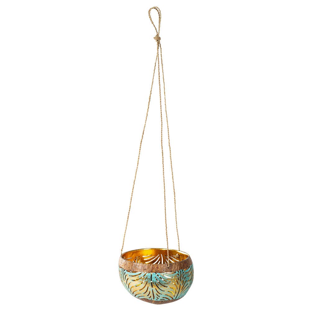 ASSORTED COCONUT HANGING LANTERNS