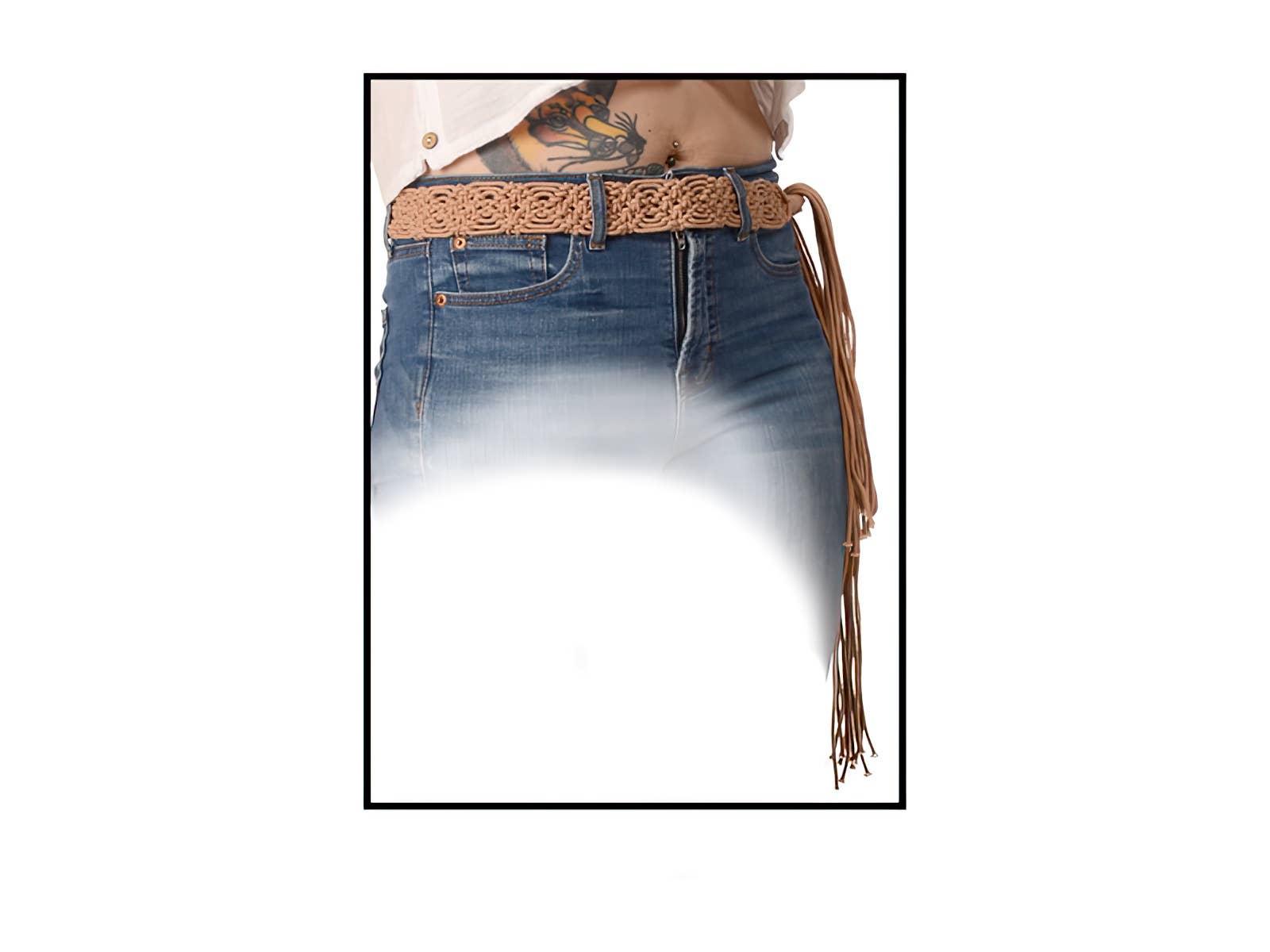 Macrame Boho Belt