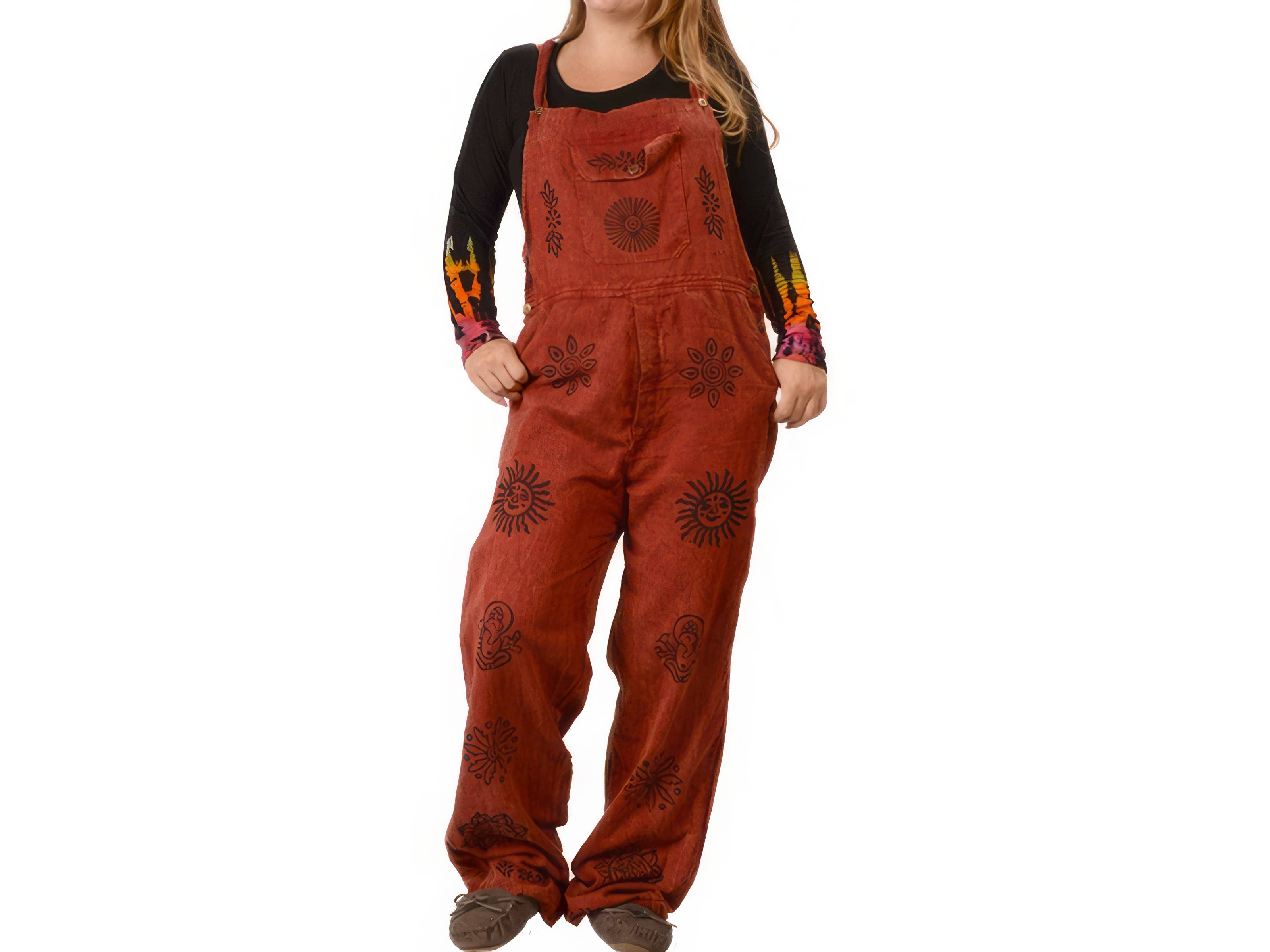 Himalayan Hand Block Print Overalls